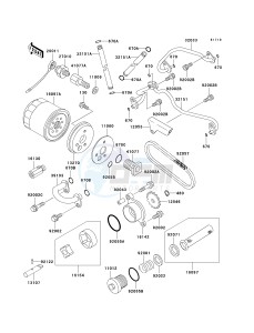 VN 800 E [VULCAN 800 DRIFTER] (E6F) E6F drawing OIL PUMP_OIL FILTER