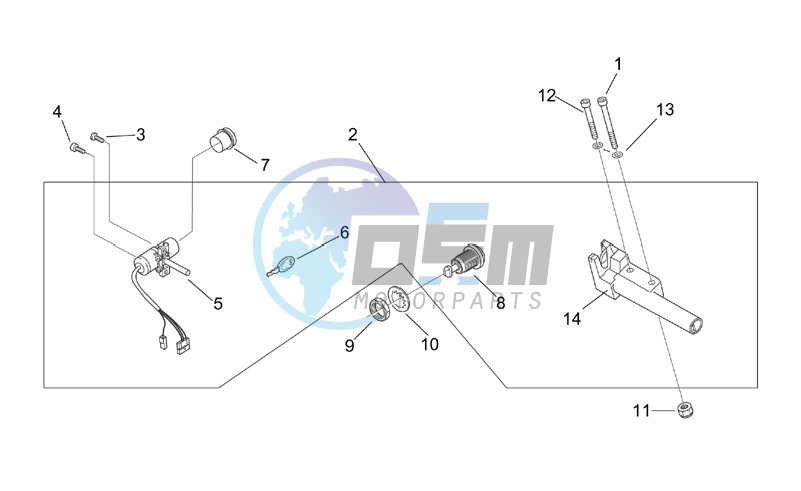 Lock hardware kit