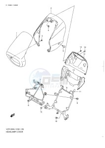 VZR 1800 Z drawing HEADLAMP COVER