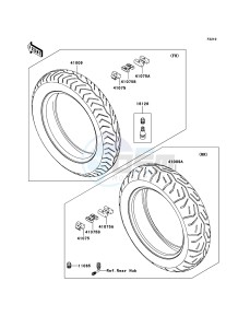 VN1700 CLASSIC TOURER VN1700C9FA GB XX (EU ME A(FRICA) drawing Tires