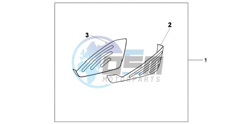 PANNIER SCUFF PAD SET B