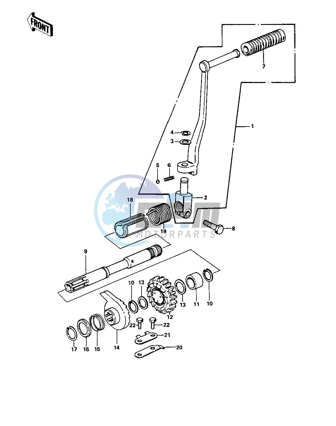 KICKSTARTER MECHANISM