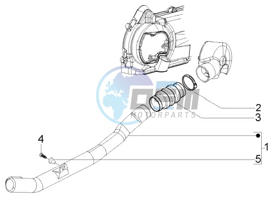 Belt cooling tube