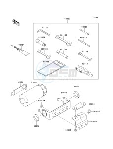 JT 900 B [900 STS] (B3-B4) [900 STS] drawing OWNERS TOOLS