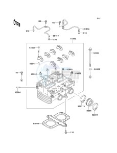 ER 500 A [ER5] (A3-A4) [ER5] drawing CYLINDER HEAD