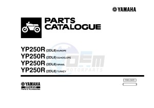 YP250R X-MAX 250 (2DL8 2DL8 2DL8 2DL8) drawing .1-Front-Page