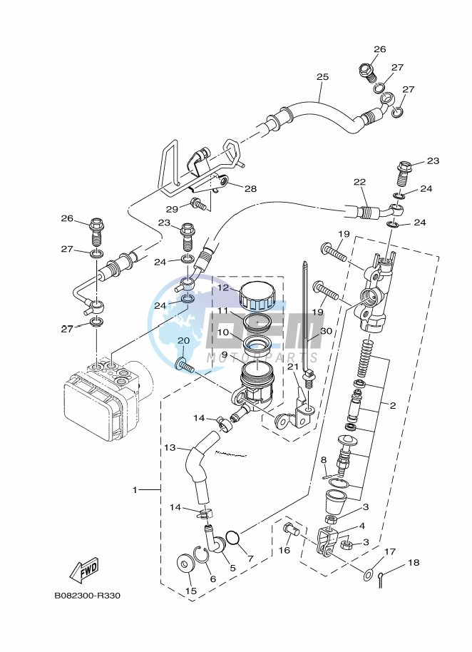 REAR MASTER CYLINDER