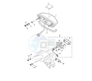 YZF R 125 drawing TAILLIGHT