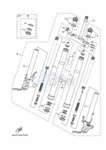 MT-10 SP MTN1000D (BGG1) drawing FRONT FORK