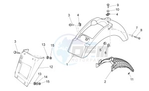 V7 Racer 750 USA-CND drawing Rear body I- Mudguard