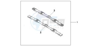 CB600FB drawing TAIL PACK ATT.