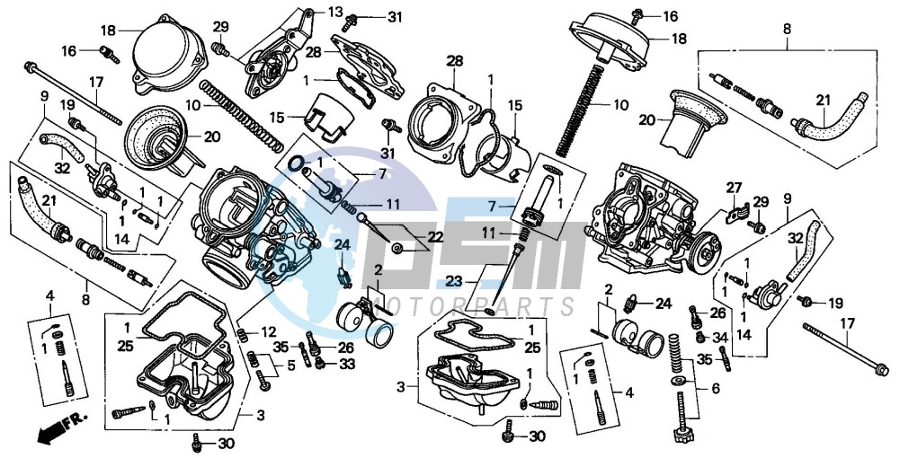 CARBURETOR (COMPONENT PARTS)