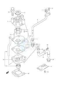 DF 9.9 drawing Water Pump