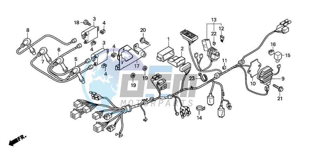 WIRE HARNESS (CBF600N/NA)