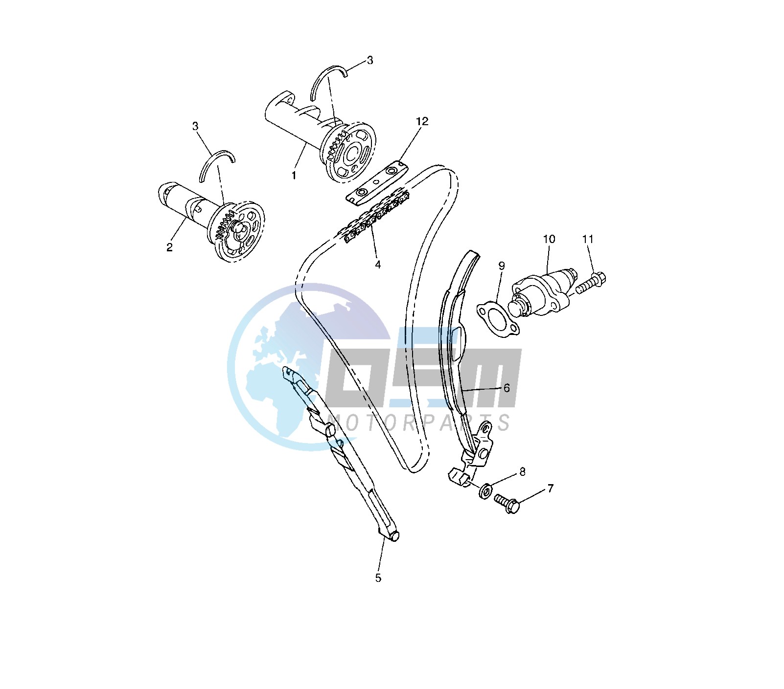 CAMSHAFT AND TIMING CHAIN