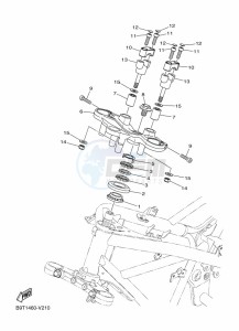 MT-03 MTN320-A (B6W4) drawing STEERING