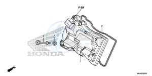 NC750SAG NC750S Europe Direct - (ED) drawing CYLINDER HEAD COVER