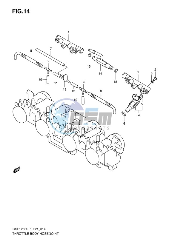 THROTTLE BODY HOSE-JOINT