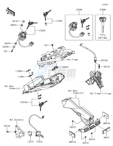 NINJA 650 EX650KHF XX (EU ME A(FRICA) drawing Ignition Switch