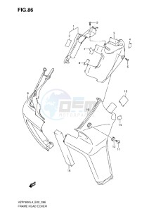 VZR 1800 Z drawing FRAME HEAD COVER L4