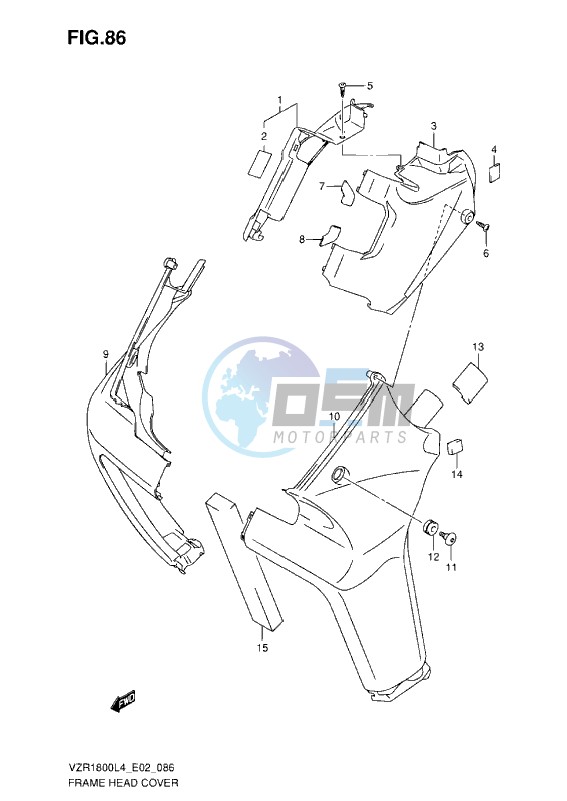 FRAME HEAD COVER L4