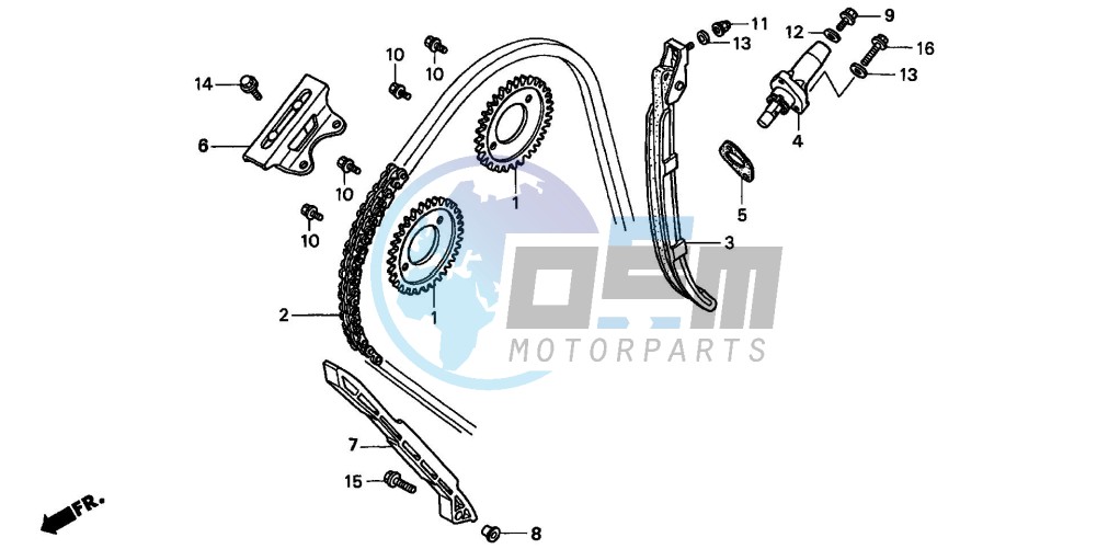 CAM CHAIN/TENSIONER