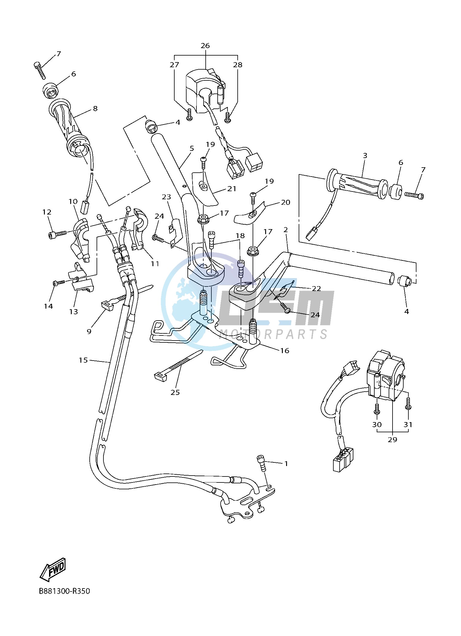 STEERING HANDLE & CABLE