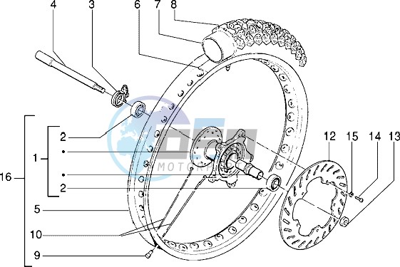 Front wheel