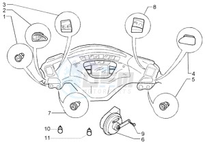 X9 250 Evolution drawing Electrical device - electric horn