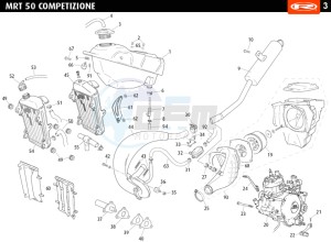 MRT-50-COMPETIZIONE drawing HOSE CONNEXIONS TANKS