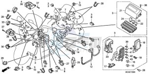 GL18009 Europe Direct - (ED / AB NAV) drawing WIRE HARNESS