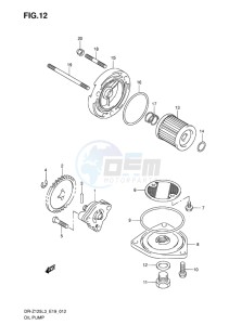 DR-Z125L EU drawing OIL PUMP