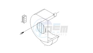 BOULEVARD - 50 CC 2T drawing GENERATOR COVER