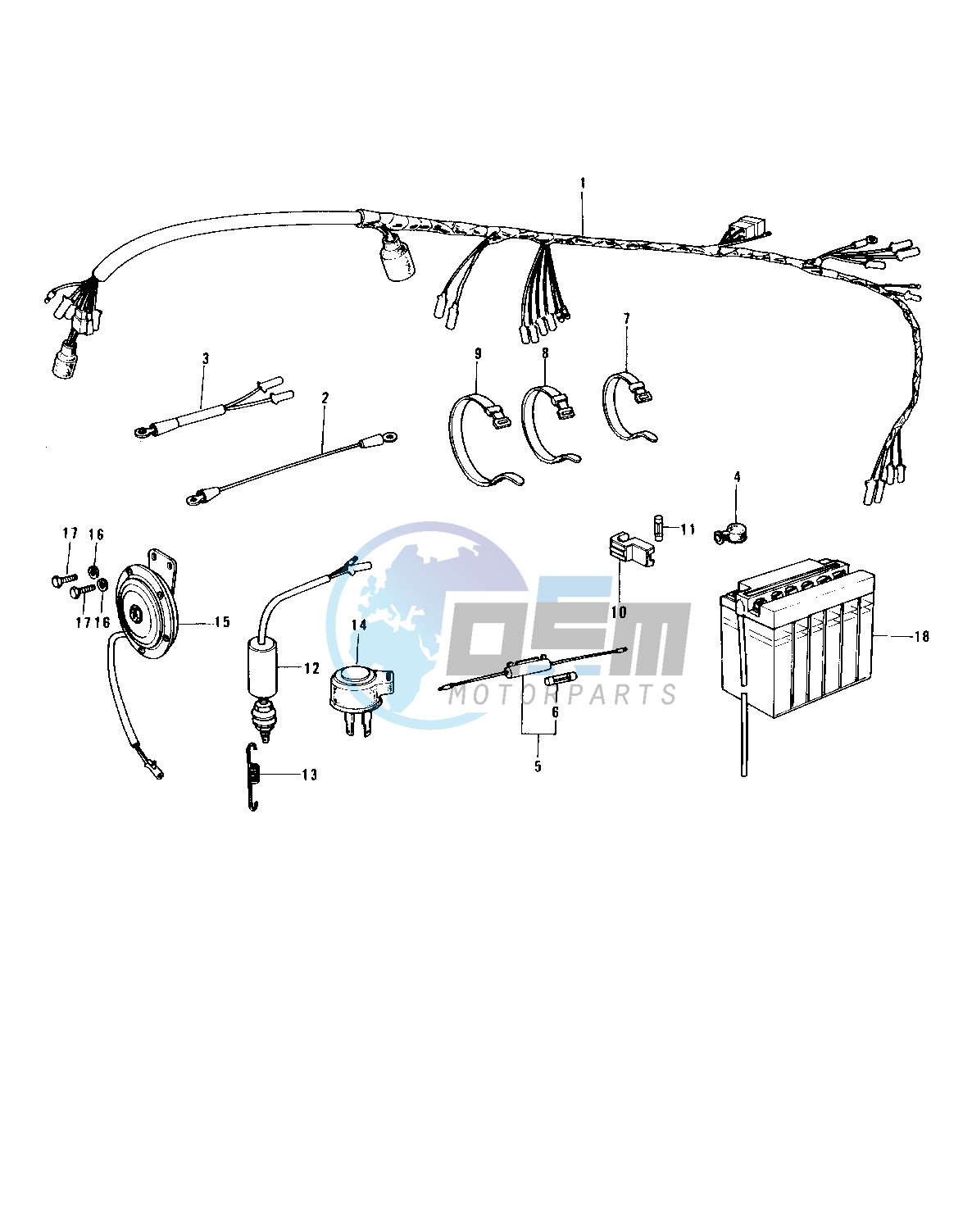 CHASSIS ELECTRICAL EQUIPMENT -- 74-75 S3_S3-A- -