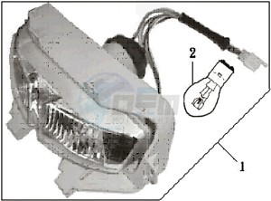 JET ONE 50 drawing HEADLAMP CPL