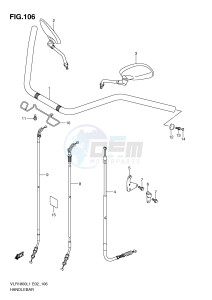 VLR1800 (E2) drawing HANDLEBAR (VLR1800TL1 E2)