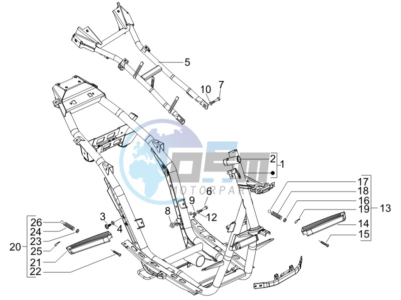 Frame bodywork