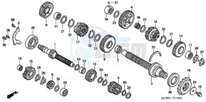 VFR8009 UK - (E / MME TWO) drawing TRANSMISSION