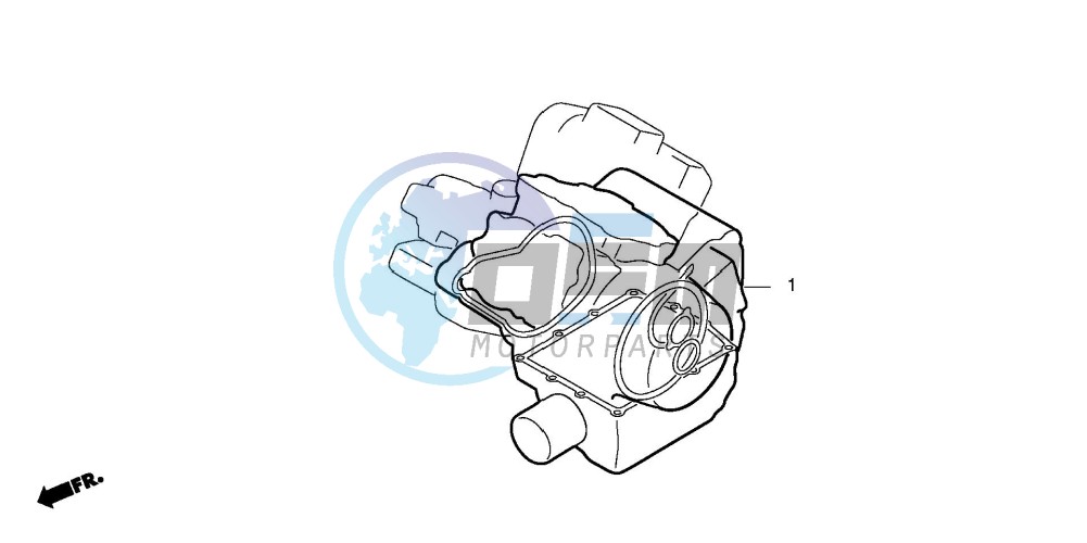 GASKET KIT B (EXCEPT VT1100CW/C2W)