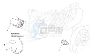 SR R and R Factory 50 IE-Carb drawing Starter motor