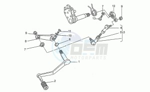 S 1000 drawing Gear lever