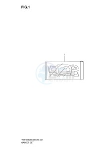 VS1400 (E3-E28) INTRUDER drawing GASKET SET