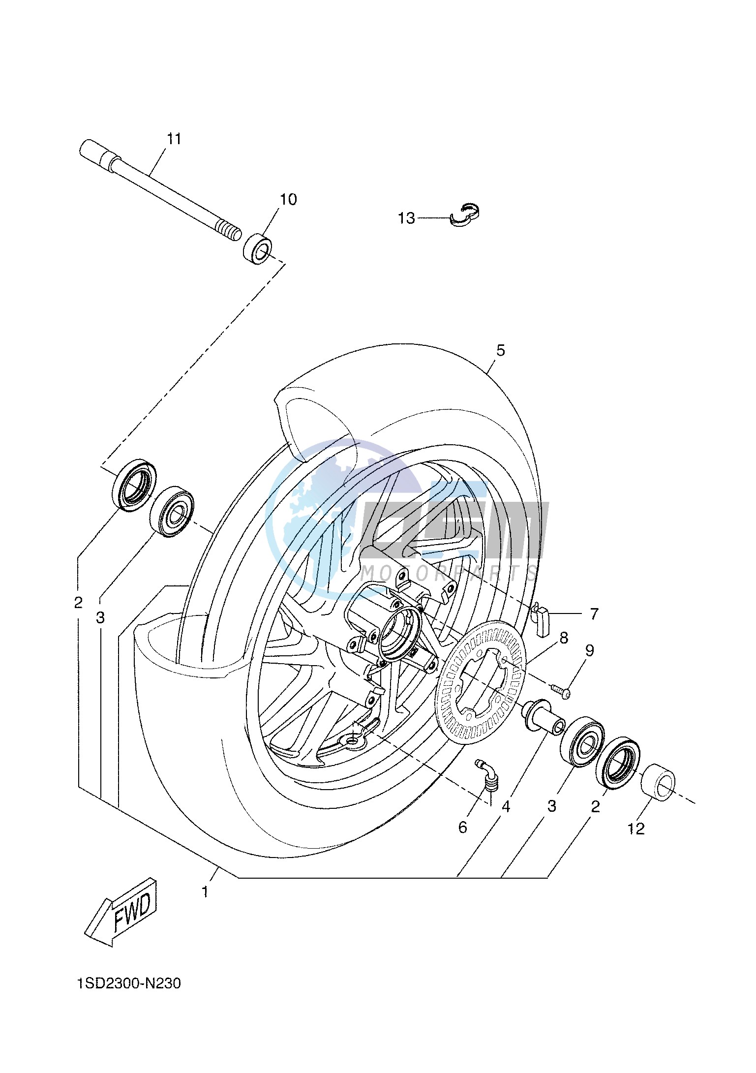 FRONT WHEEL