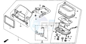 TRX400FW FOURTRAX FOREMAN drawing METER