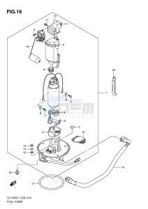 DL1000 (E28) V-Strom drawing FUEL PUMP