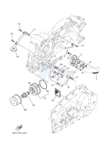 XP500A T-MAX 530 (2PW2) drawing OIL PUMP