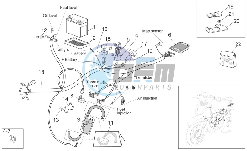 Rear electrical system