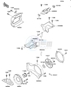 KAF 540 E [MULE 2030] (E1) [MULE 2030] drawing ENGINE SHROUD