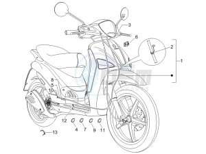 Liberty 50 4T PTT 2017 (B-NL) (B-NL) drawing Transmissions