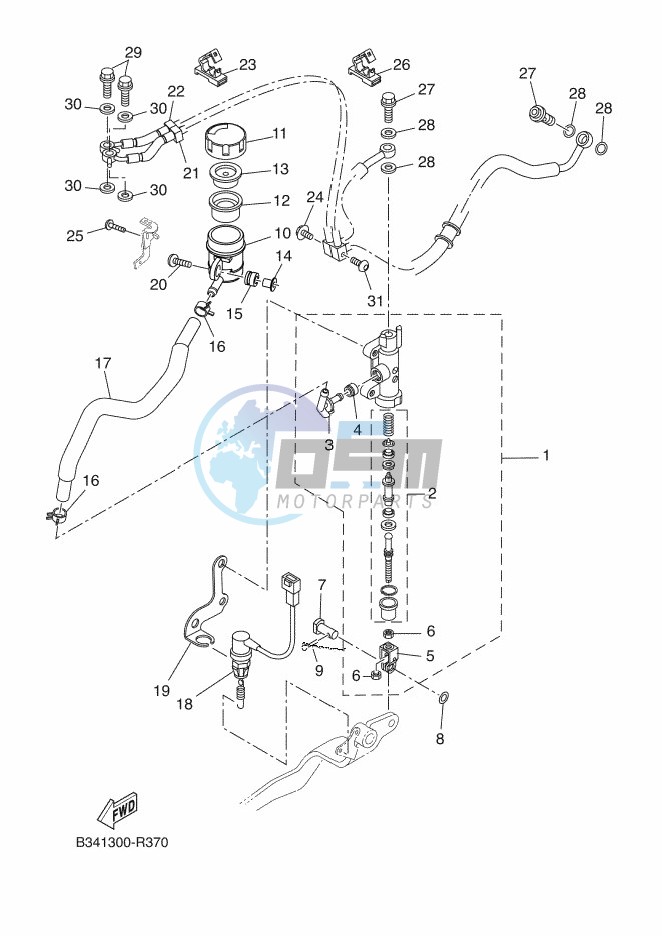 REAR MASTER CYLINDER